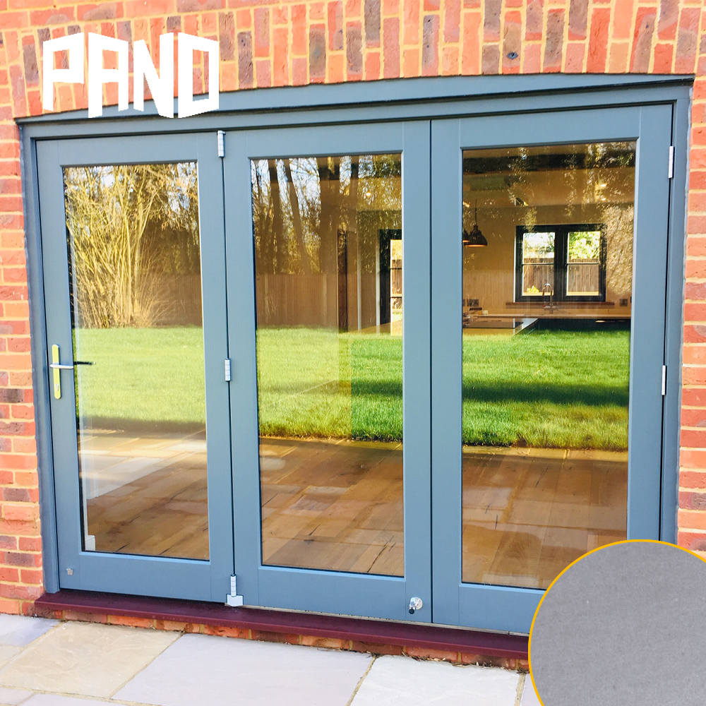 PANO 3 Door 1 Way Bifold Door Kit (Bottom Rolling) 1.8m T Track - Silver